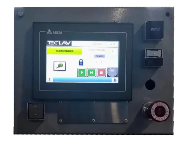 Control plc con pantalla táctil para lavadora industrial